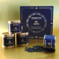 Golden Tips Seasons Harvest Darjeeling Teas, Handpicked Black, Oolong, Green & White Teas in a Gold Foiled Gift Box, Ideal for Gifting & Special Occasions