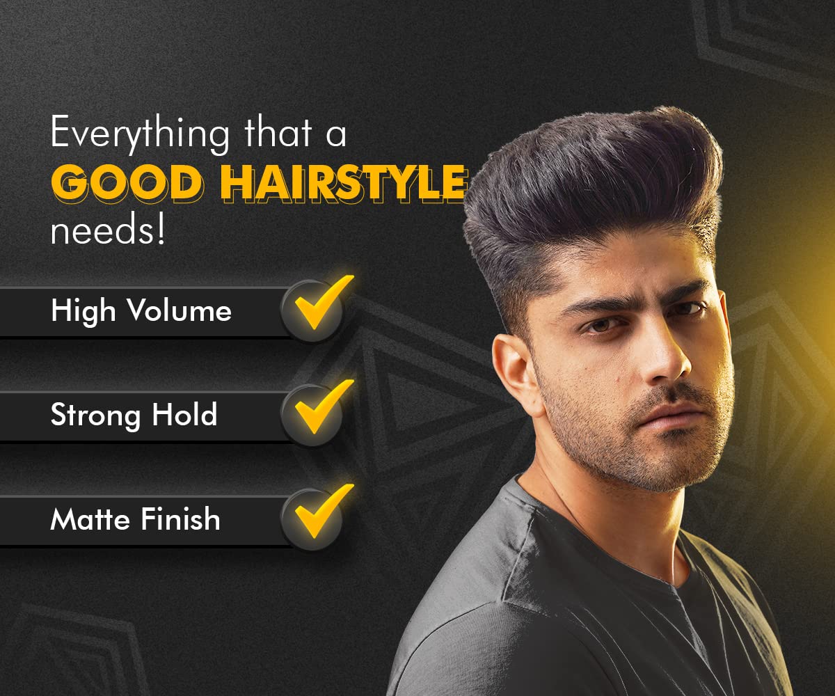 Urbangabru Hair Volumizing Powder Wax for Men - (10 Gram * 3 Units) (Pack of 3) | Matte Finish |100% Natural & Safe Hair Styling Powder | Paraben & Sulphate Free