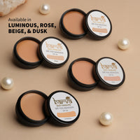 Barva Spf 50, 2 In 1 Cream Full Coverage Semi-Matte Foundation For All Skin Type And Concealer, Perfect For Indian Skin Tones, 9G (Beige)
