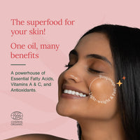 Juicy Chemistry Organic Rosehip Oil for Skin, Face & Hair 30 ml | Cold Pressed & Therapeutic Grade Carrier Oil for Face Massage, Makeup Prep, Scars, Cuticles, Stretch Marks, Fine Lines & Wrinkles