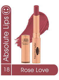 Beauty Berry Non Transfer Waterproof Lipstick, Long Lasting Smudge Proof Highly Pigmented Shades, (Pack of 1) (Rose Love -18)