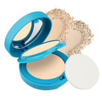 Beauty Berry 2 in 1 Oil Compact Powder | Matte Finish, High Coverage, Lightweight & Silky Smooth Texture | Long Lasting Compact Powder for Women (01 - Ivory, 22.5g)