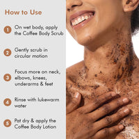 mcaffeine Exfoliating Coffee Body Scrub Powder Jar for Tan Removal&Soft-Smooth Skin|De-Tan Bathing Scrub With Coconut Oil,Removes Dirt&Dead Skin From Neck,Knees,Elbows&Arms|All Skin Types-55Gm,Unisex