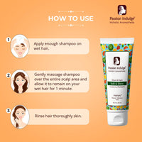 Passion Indulge Papain 2 in 1 Conditioning Shampoo for Soft & Shining Hair-Men & Women | Vegan & Natural - 200ml