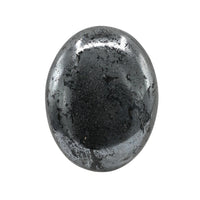 Hematite Palm Stone - Massage Worry Stone for Natural Body Chakra Balancing, Reiki Healing and Crystal Grid Hematite