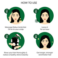 Dabur Amla Hair Oil - 550 ml | For Strong, Long and Thick hair | Nourishes Scalp | Controls Hair Fall, Strengthens Hair & Promotes Hair Growth