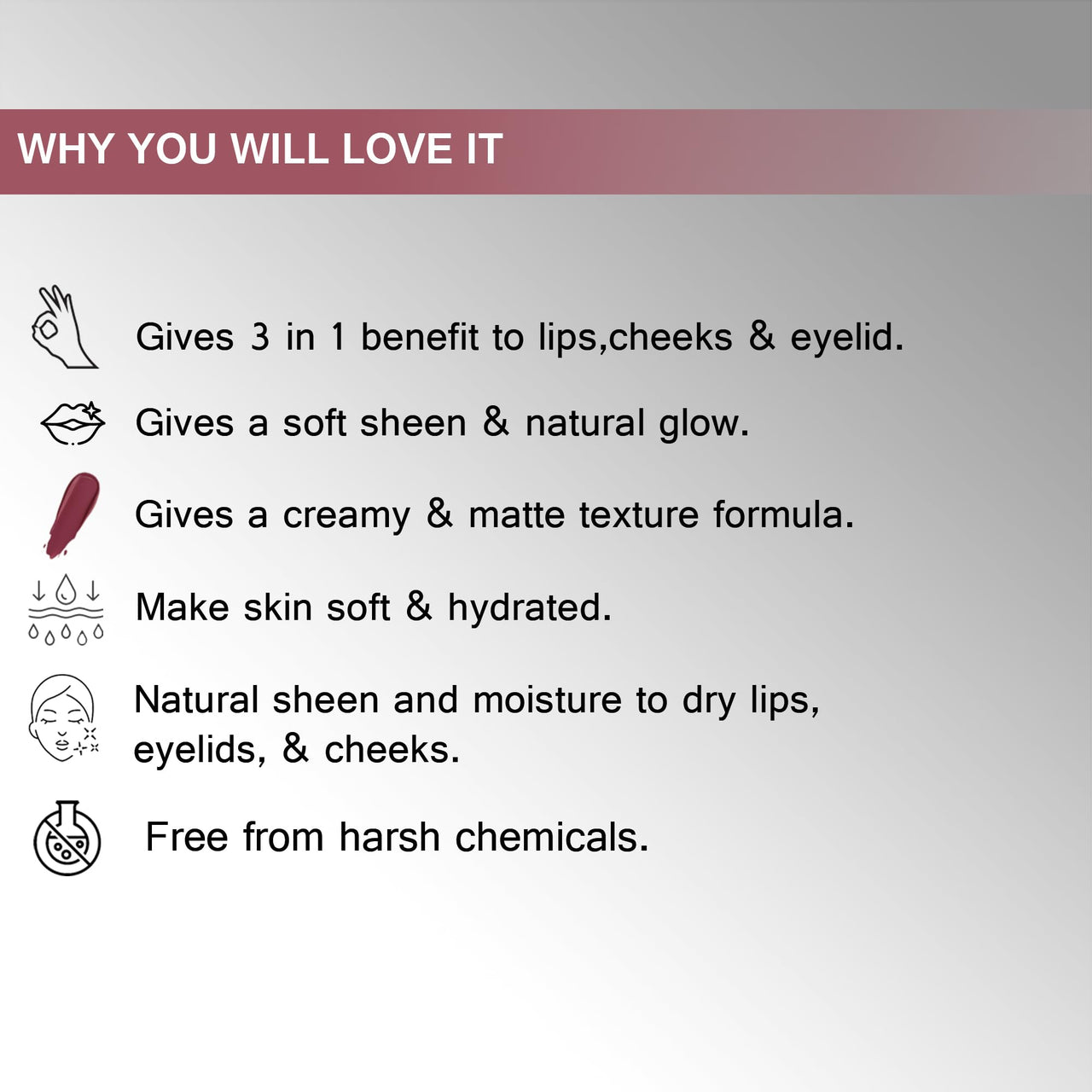 Seven Seas Lips & Cheek Tint Combo Pack of 2 | Matte Natural Blush for Women | Lip Tint with Vitamin E | Nourishing Cheek Tint (Copper Rust, Mandy)