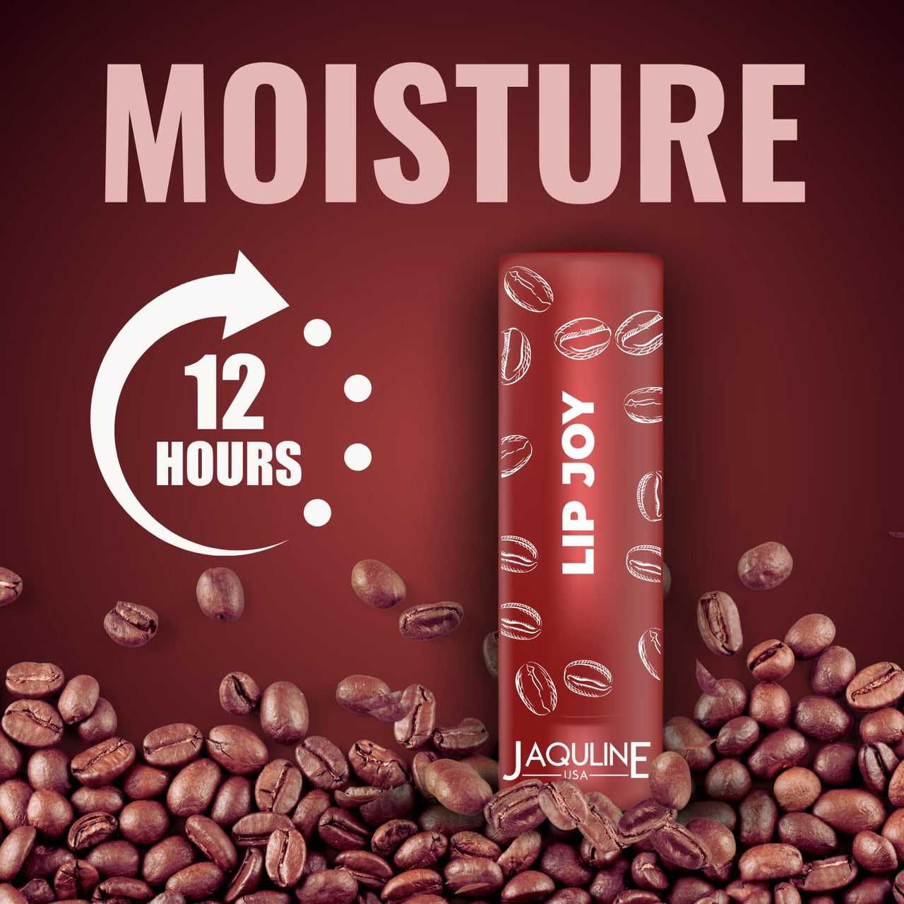 Jaquline USA CoffeeCraze tinted Lip Balm | Heals, Moisturizes & Protects lips with SPF 22 | for Dry & Chapped Lips | Enriched With Almond Oil, Vitamin E, Shea Butter | Gives 12 hours Moisture | Dermatologically Tested | 4.5gm
