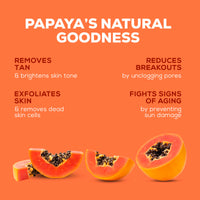 Joy Skin Fruits Spots & Tan Clear Face Wash 100ml x2 | Enriched with Papaya & Vitamin C + A | For Healthy Glowing skin | Suitable for All Skin Types