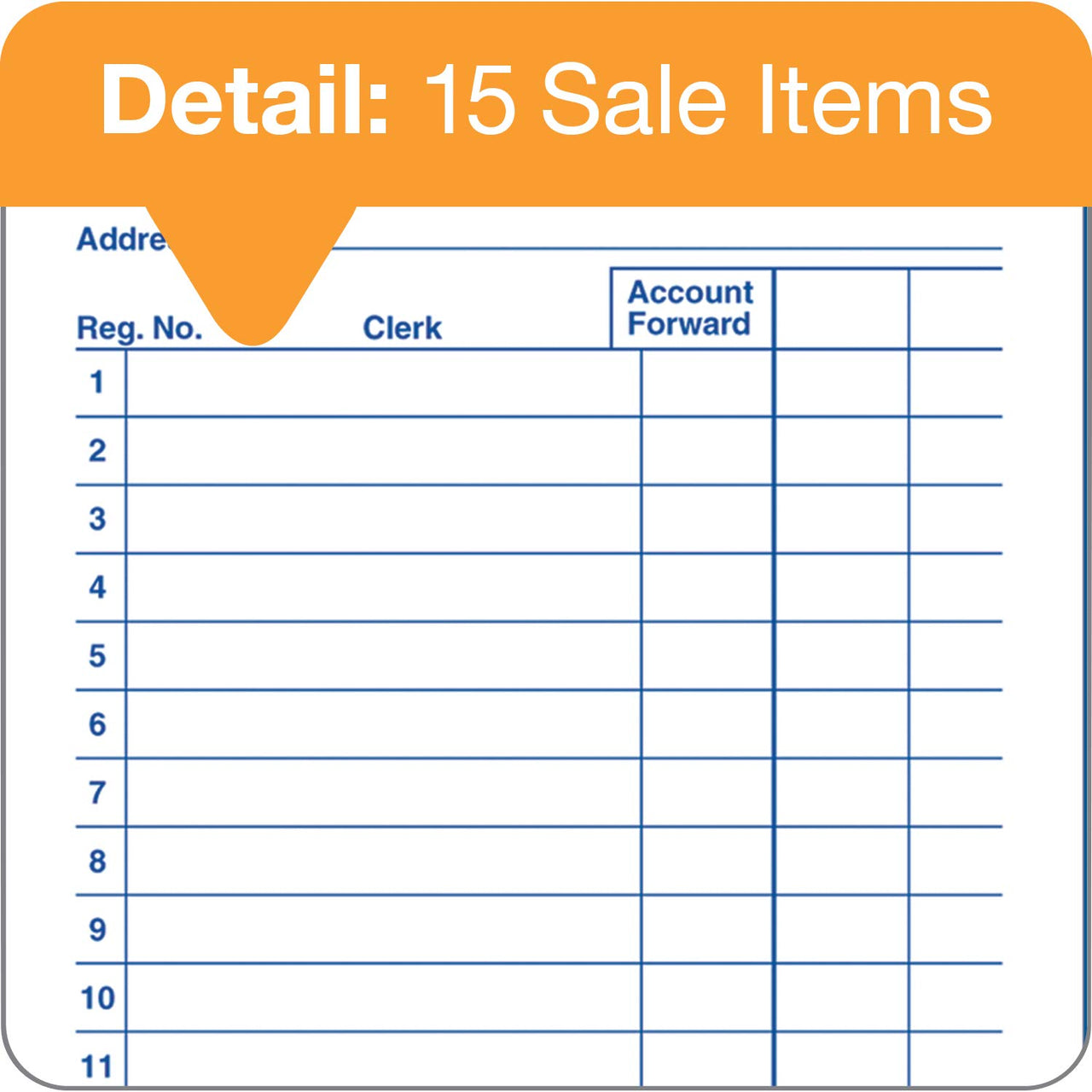 Adams General Purpose Sales Book, 2-Part, Carbonless, White/Canary, 3-11/32 x 5-5/8 Inches, 50 Sets/Book, 3 Books (DC3530) 1
