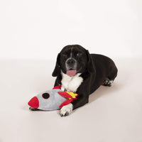 Fringe Studio Dog Toy, Rocket Ship-Plush Pet Toy (289349)