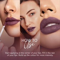 Carlton London Liquid Matte Chuffed Kiss Mocha Me Lipsticks |Enriched with Vitamin E, Avocado Oil | Matte Finish, Non-Sticky and Non-Drying | Upto 12 Hrs- 3ML (Brunette)