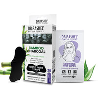 DR.Rashel Nose Pore Strips| Deep Cleansing Nose Strips For Instant And Painless Blackheads Removal 20 PCS (Bamboo Charcoal)