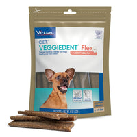 Virbac C.E.T. VEGGIEDENT Flex Tartar Control Chews for Dogs - Extra Small