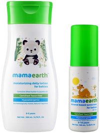 Mamaearth Daily Moisturizing Lotion, 200ml & Mamaearth Mineral Based Sunscreen (100 ml)