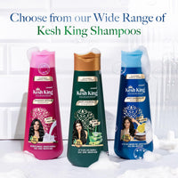 Kesh King Ayurvedic Anti-Dandruff Shampoo | Reduces hair fall | Soothes itchy scalp | No Paraben & No Silicon | 21 natural ingredients | Enriched with curd, lemon & neem | 600 ml