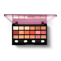 Hilary Rhoda Soft Glam Eyeshadow Palette | Highly Pigmented & Long Lasting Eyeshadow Palette | Matte & Shimmer Finish | 18 Shades (Multicolor - Shade 2)