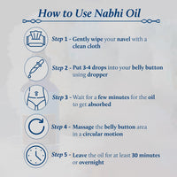 Blue Nectar Nabhi Oil with Ghee & Almond Oil | Belly Button Oil for Digestion & Joint Support | For Managing Knee, Back, & Bodyache | Chemical-Free Ayurvedic Nabhi Oil (21 Herbs, 30 ml)