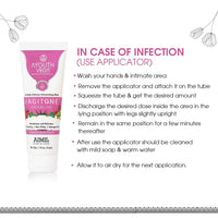 Ayouthveda Vagitone Vaginal Gel for Women | Prevents Dryness, Itchiness & Bad Odor| Enriched With Aloe Vera, Amla & Majhu Phal| Daily Intimate Moisturizing Gel (Pack Of 2-50g each)