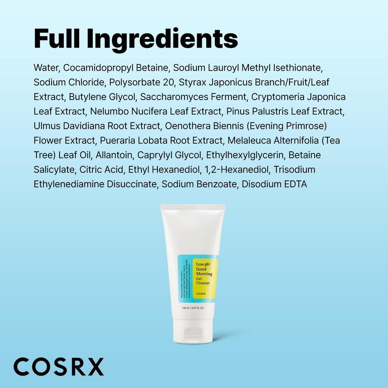 COSRX Low pH Good Morning Gel Cleanser_HP&C 150ml