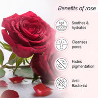 PYOURA Rose Water Face Mist 100ml for Dry Skin, 100% Organic Natural Toner for Glowing, Hydrated Skin and Open Pore Tightening, Unisex Toner Spray for Face for Women & Men