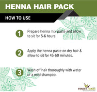 The Forest Herbs Natural Care From Nature Henna Powder (200 Grams) Enriched With Precious Herbals For Hair Growth, Colour & Conditioning
