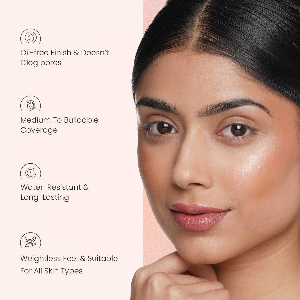 Swiss Beauty Silky & Smooth Oil Control Powder, Face MakeUp, Shade- Nude Beige, 6.5g