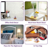 Orgone Pyramid - Orgonite Healing Amethyst Crystal Sphere with Reiki Obsidian Protection Handmade Pyramids Valentines Day Gift Home Office Decor Positive Energy for Balancing (Amethyst+Tree Of Life) Amethyst+Tree Of Life