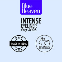 Blue Heaven Intense Eyeliner Pencil Easy Sketch, Black, 1Ml Matte Finish (Pack of 3)