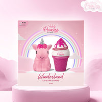 RENEE Princess Wonderland Lip Care Combo Kit - Pre-Teen Girls, Contains Snowball Lip Balm 3G & Icecream Lip Gloss 8Ml, Nourishing And Moisturizing Effect - No Parabens,Cruelty-Free & Vegan