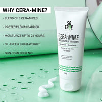 Sotrue Ceramide Gel Face Moisturizer for Oily & Acne Prone Skin | Oil-Free Gel Moisturizer With Squalene |Fast Absorbing For Women & Men | 100g