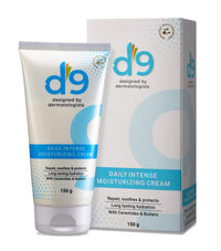 D9 Daily Intense Moisturizing Cream|3 Essential Ceramides And Shea Butter|Moisture Balance, Smoothens Skin, Non-Greasy, Non-Comedogenic|Suitable for All Skin Types for Men and Women|Designed by Dermatologists-150ml