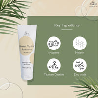 AVEIL All Skin Unseen Physical Sunscreen SPF 50 PA +++|50ml|UVA, UVB & Blue Light Protection|No White Cast|Water & Sweat Resistant|Hydrating Sunscreen|Prevents Fine Lines & Wrinkles|Pack of 1