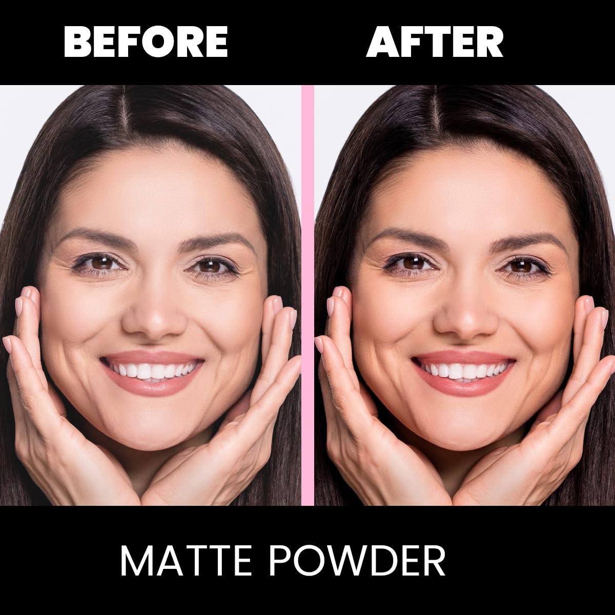Shryoan All Day Matte 2 In 1 Oil Control Compact Face Powder| Infused with SPF 15 PA++, Hides Imperfections, Blends Effectively, Matte Finish With Soft & Silky texture and Pressed Powder for All Skin Types (25g) (SH03)