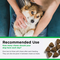 Nutri-Vet Dental Health Soft Chews for Dogs | Helps Control Plaque and Tartar Buildup | Natural Hickory Smoke Flavor | 70 Count , 6 oz