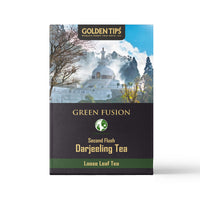 Golden Tips Green Fusion Loose Leaf Fine Green Tea (250gm-125 Cups)