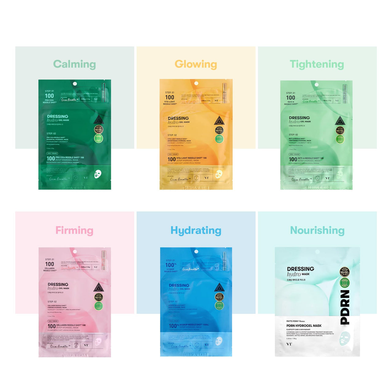 VT COSMETICS Vita Reedle Shot 100 2-step Hydrogel Mask