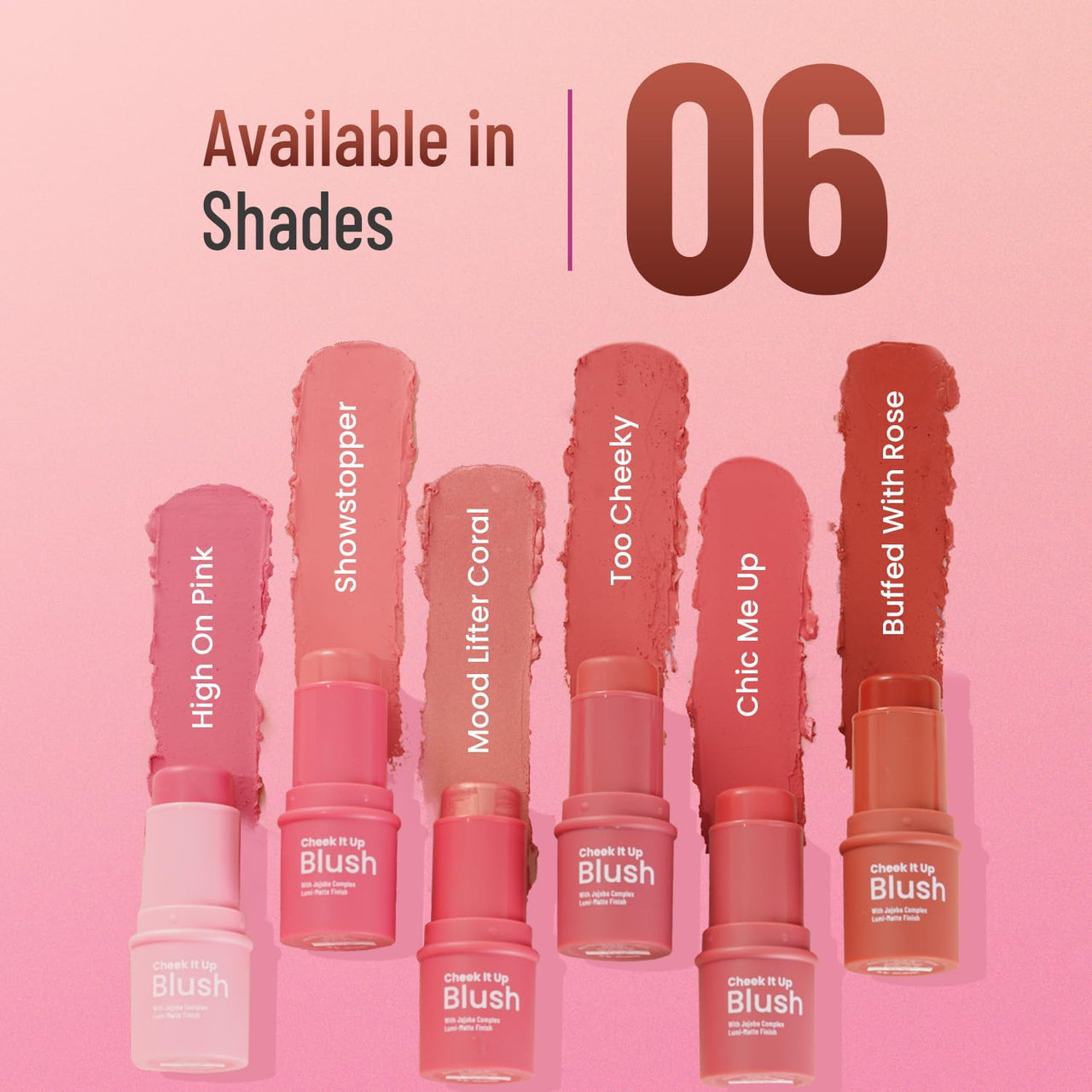 Swiss Beauty Cheek It Up Blush for Cheeks|Lumi-Matte Finish | Lightweight | Easily Blendable | With Jojoba Oil | Shade- Chic Me Up, 8g