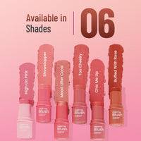 Swiss Beauty Cheek It Up Blush for Cheeks|Lumi-Matte Finish | Lightweight | Easily Blendable | With Jojoba Oil | Shade- Chic Me Up, 8g