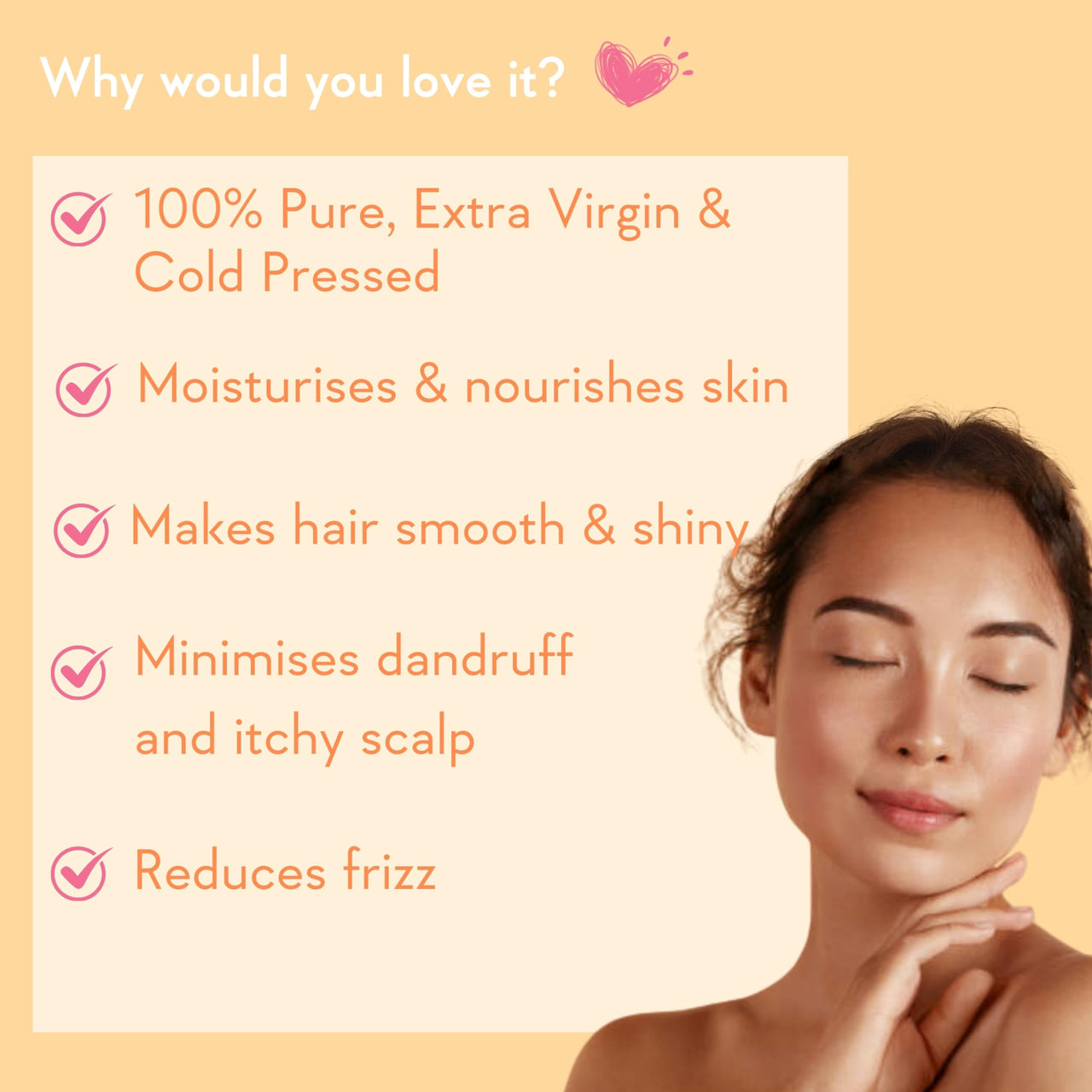 WishCare Tinted SPF50 Lip Balm, Castor Oil, Rose Water
