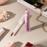 Carlton London Liquid Matte Chuffed Kiss Mocha Me Lipsticks |Enriched with Vitamin E, Avocado Oil | Matte Finish, Non-Sticky and Non-Drying | Upto 12 Hrs- 3ML (Burnt Berries)