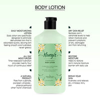 THE LOVE CO. Nargis Body Lotion - Nourishing Formula for Dry Skin - Women & Men - Enhanced with Jojoba Oil, Shea Butter, Vitamin E - 250Ml - Best for Daily Moisturizing