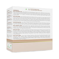 Mamaearth Rice Facial Kit With Rice Water & Niacinamide for Glass Skin - 60 g | Salon-Like Glowing Skin in 6 Easy Steps | Improves Skin Texture | Instant Glow | Suitable for all skin types