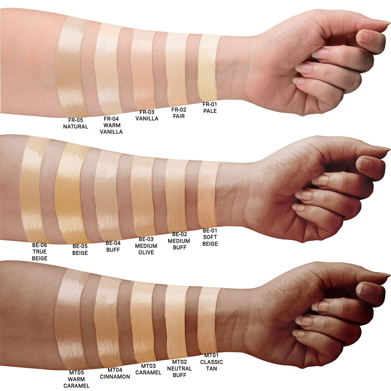 Miss Claire Professional Makeup Everyday Foundation Natural Weightless Foundation 30ml (FR - 03 Vanilla)