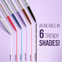Hilary Rhoda Stroke It Eye Pencil | Coloured Eyeliner and Kajal Pencil | Easy Glide & Quick-Drying Formula | Matte Finish | Built-in Sharpener | 0.26g (Wild Pink | Shade 02)