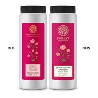 Forest Essentials Silken Dusting Powder Indian Rose Absolute 100g (Talcum Powder)