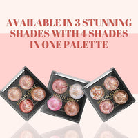 LAKYOU BEAUTY Super Highlight Highlighter | Multishade Highlighter Palette | Travel Friendly | Highly Pigmented | Easy to Blend | Long Lasting | Shade-02 | 15g