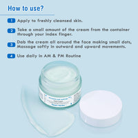 Glamveda 1% Copper Peptide & Hyaluronic Acid Face Cream | Reduces Fine Lines & Wrinkles Face Cream | Deep Moisturizing Face Cream | For All Skin Types, Men & Women - 50gm