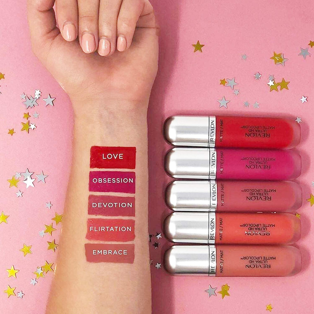 Revlon Ultra HD Matte Lip Color, HD Romance, 5ml