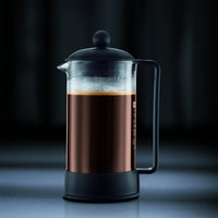 Bodum Brazil French Press Coffee and Tea Maker, 12 oz, Black